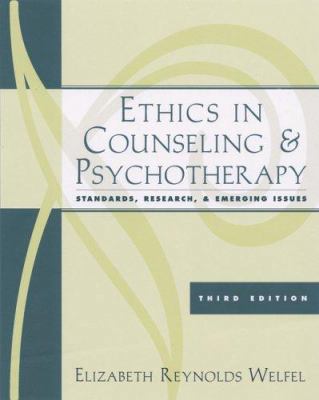 Ethics in Counseling and Psychotherapy: Standar... 0534628338 Book Cover