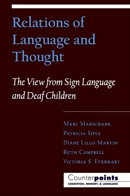 Relations of Language and Thought: The View fro... 0195100573 Book Cover