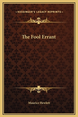 The Fool Errant 1169302637 Book Cover