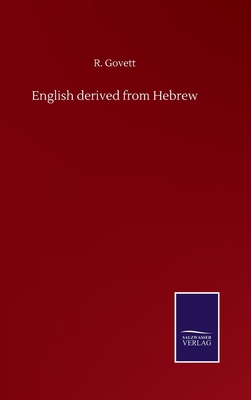 English derived from Hebrew 3846058750 Book Cover
