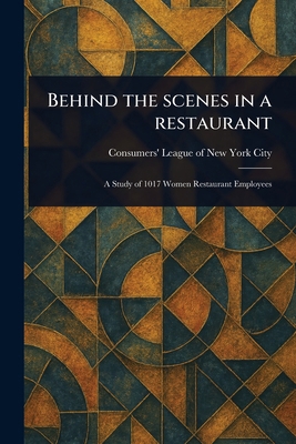 Behind the Scenes in a Restaurant 1023583712 Book Cover