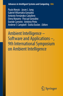 Ambient Intelligence - Software and Application... 3030017451 Book Cover