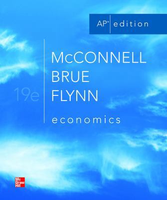 McConnell, Economics, AP Edition 0076601781 Book Cover