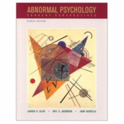 Abnormal Psychology 0072928387 Book Cover