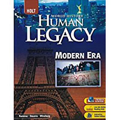 World History: Human Legacy: Student Edition 2008 003093883X Book Cover