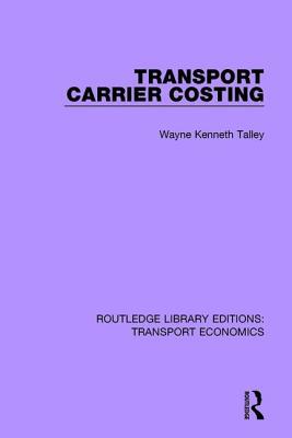 Transport Carrier Costing 1138700010 Book Cover