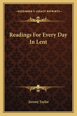 Readings For Every Day In Lent 1163623385 Book Cover