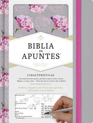 Rvr 1960 Biblia de Apuntes, Gris Y Floreado Tel... [Spanish] 1433650525 Book Cover