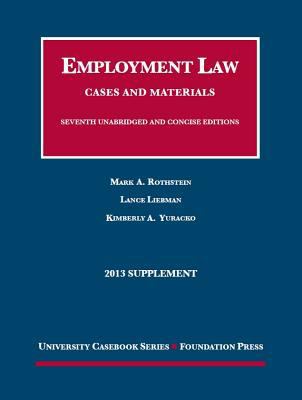 Employment Law, Cases and Materials, 7th, 2013 ... 1609304055 Book Cover