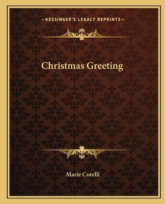 Christmas Greeting 1162570644 Book Cover