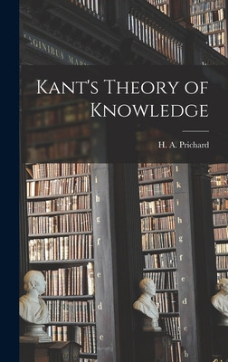 Kant's Theory of Knowledge 101741159X Book Cover