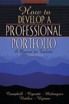 How to Develop a Professional Portfolio: A Manu... 0205393411 Book Cover