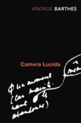 Camera Lucida Reflections on Photography B00RP67FI2 Book Cover