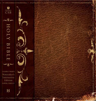 HCSB Interactive Notetaker's Bible, Brown Hardc... 158640475X Book Cover
