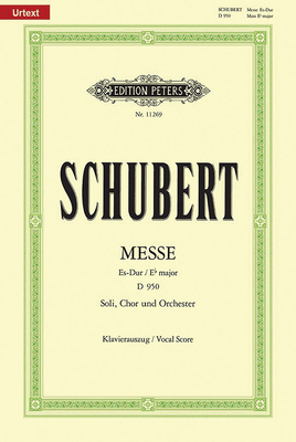 Mass E Flat D950 (Vocal Score): For Satb Soli, ... 0014110342 Book Cover