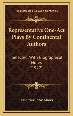 Representative One-Act Plays By Continental Aut... 1167137906 Book Cover