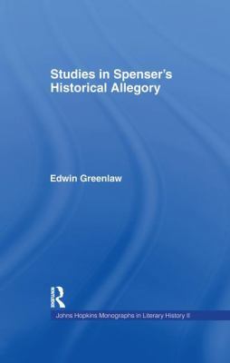 Studies in Spenser's Historical Allegory 113898325X Book Cover