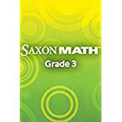 Saxon Math 3: Teacher Materials 1602771006 Book Cover