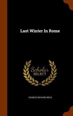 Last Winter In Rome 1344987699 Book Cover