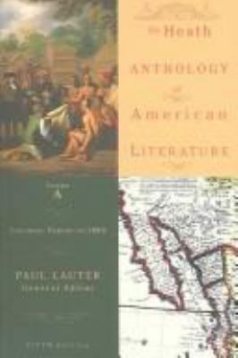 The Heath Anthology of American Literature: Vol... 0618532978 Book Cover