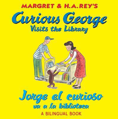 Jorge El Curioso Va a la Biblioteca/Curious Geo... [Spanish] 054755074X Book Cover