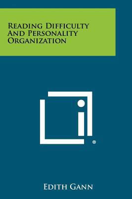 Reading Difficulty and Personality Organization 1258419246 Book Cover