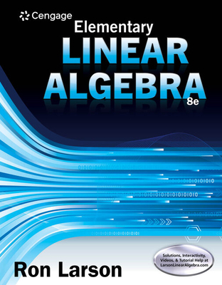 Elementary Linear Algebra 1305658000 Book Cover