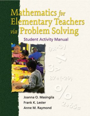 Mathematics for Elementary Teachers via Problem... 0130173452 Book Cover