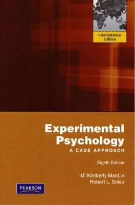Experimental Psychology: A Case Approach. 0205725678 Book Cover