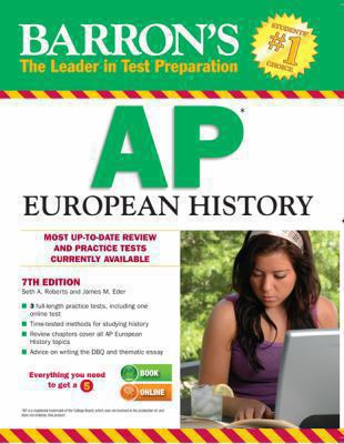 Barron's AP European History, 7th Edition (Revi... 1438002777 Book Cover