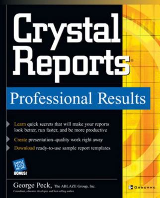 Crystal Reports Professional Results 0072229519 Book Cover