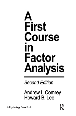 A First Course in Factor Analysis 0805810625 Book Cover