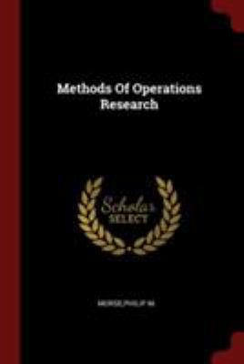 Methods Of Operations Research 1376180030 Book Cover