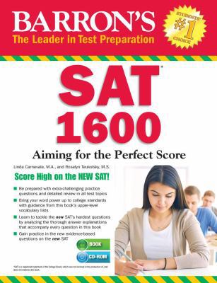Barron's SAT 1600 with CD-ROM: Revised for the ... 1438075979 Book Cover