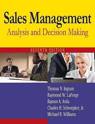 Sales Management: Analysis and Decision Making 0765622599 Book Cover