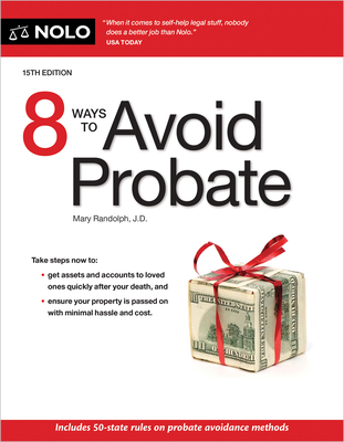 8 Ways to Avoid Probate 141333170X Book Cover