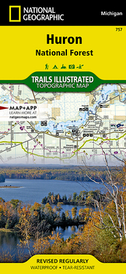 Huron National Forest Map 1566956552 Book Cover