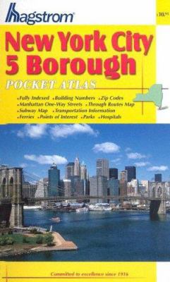 New York City 5 Borough Pocket Atlas 0880978007 Book Cover
