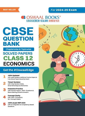 Oswaal CBSE Question Bank Class 12 Economics, C... 9359588350 Book Cover