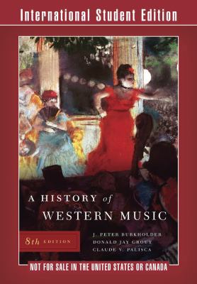 A History of Western Music. 039393280X Book Cover