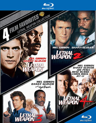 Blu-ray Lethal Weapon 1-4 Book