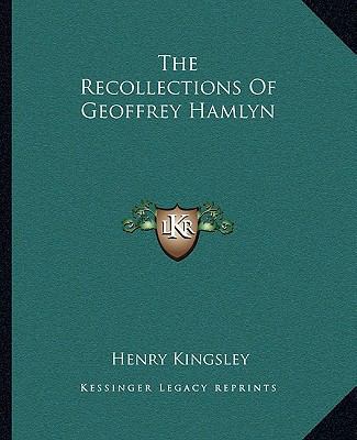 The Recollections Of Geoffrey Hamlyn 1162706457 Book Cover