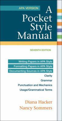 A Pocket Style Manual, APA Version 1319011136 Book Cover