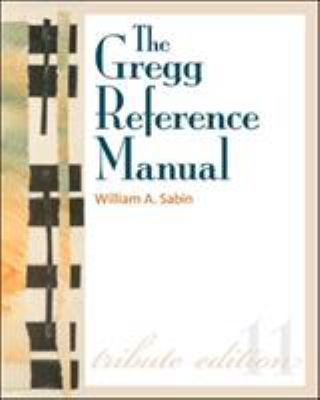 The Gregg Reference Manual: A Manual of Style, ... B0062V6N9I Book Cover