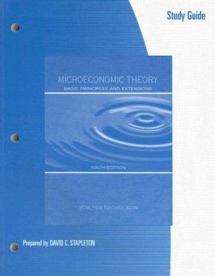 Microeconomic Theory Study Guide: Basic Princip... 0324274629 Book Cover