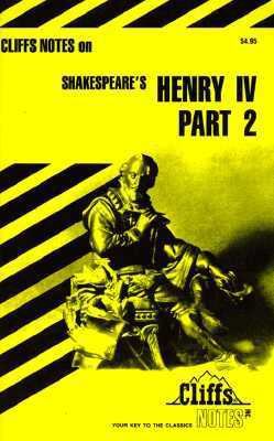 Cliffsnotes on Shakespeare's Henry IV 0822000261 Book Cover