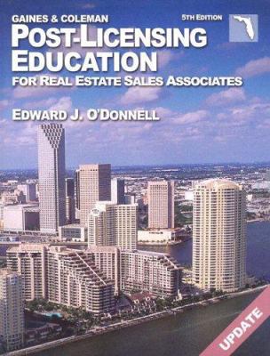 Florida Post-Licensing Education for Real Estat... 0793186870 Book Cover