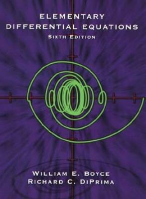 Elementary Differential Equations 0471089532 Book Cover