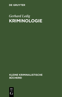 Kriminologie [German] 3111165302 Book Cover