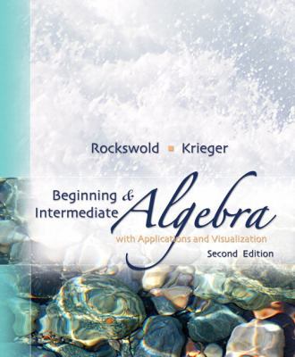 Beginning and Intermediate Algebra with Applica... 0321500059 Book Cover